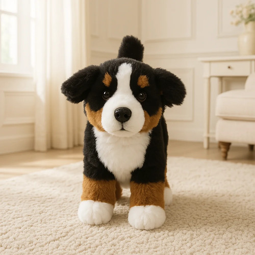 Bernese mountain dog plush toy - dog,