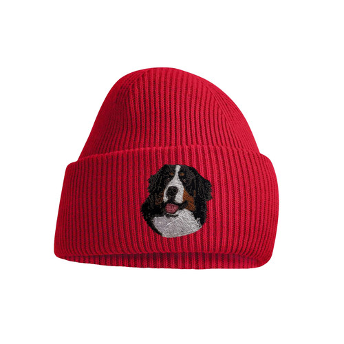 Bernese mountain dog beanie - mountain,